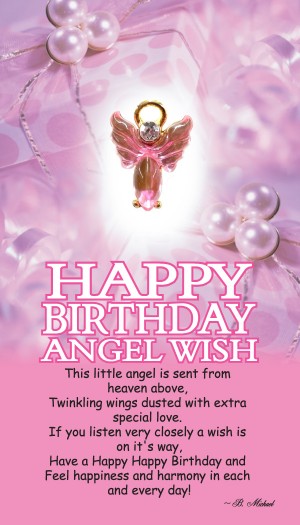 Happy Birthday Angel Wish – Thoughtful Little Angels