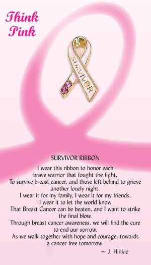 An Angel brings encouragement to those battling breast cancer