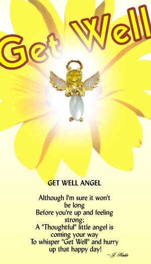 Get Well Angel Pin