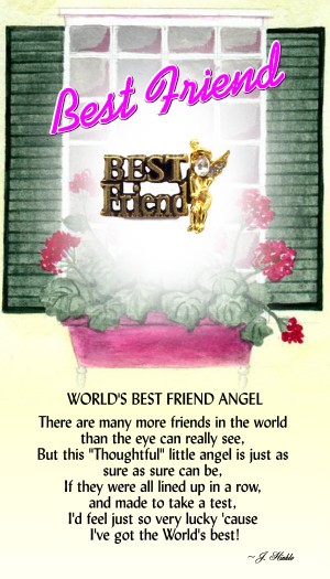 Our World's Best Friend Angel pin has a Best Friend banner with an angel right by it's side. Layered in a 14Kt gold finish with a Genuine Austrian Crystal head. Each pin comes on a colorful greeting card that can be used as a gift card.