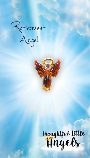 Retirement Angel Pin and Greeting Card