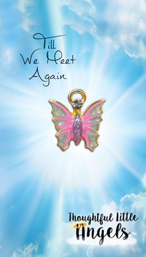 Til We Meet Again pin and Greeting Card