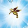 Hummingbird Angel pin and Greeting Card