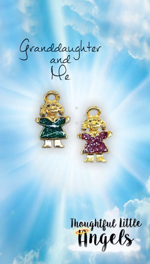 Granddaughter and Me - Shareables pin and Greeting Card
