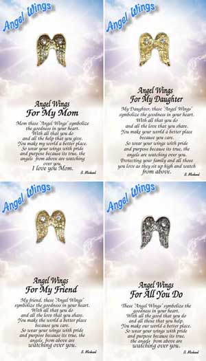 Thoughtful Little Angels – It's a Cherished Keepsake Pin, It's a Unique  Greeting Card, It's a Special Sentiment, It's a great gift card